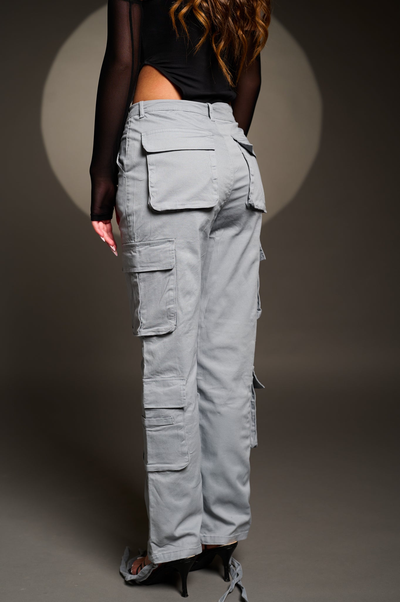 Сиви карго панталони