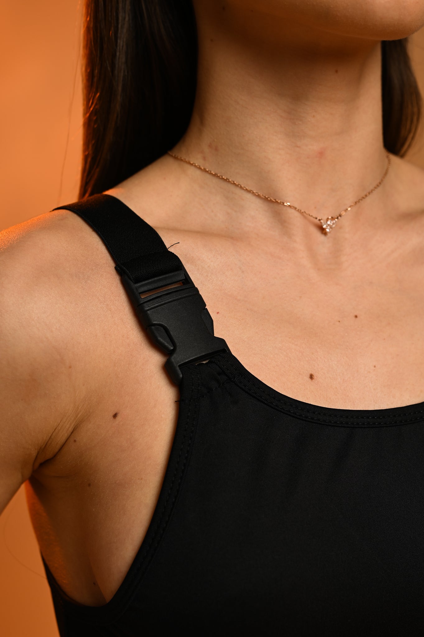Боди - Solid Cut Out Buckle Detail Cami