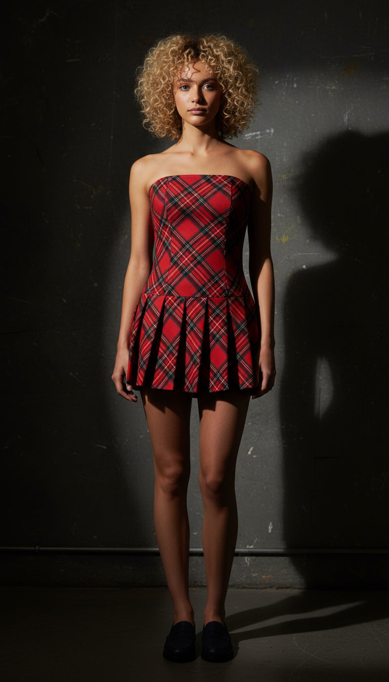 Red Quilt Dress