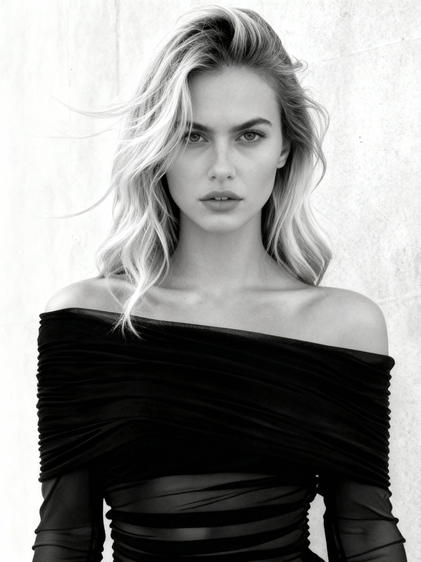 Елегантна черна рокля Black Miss